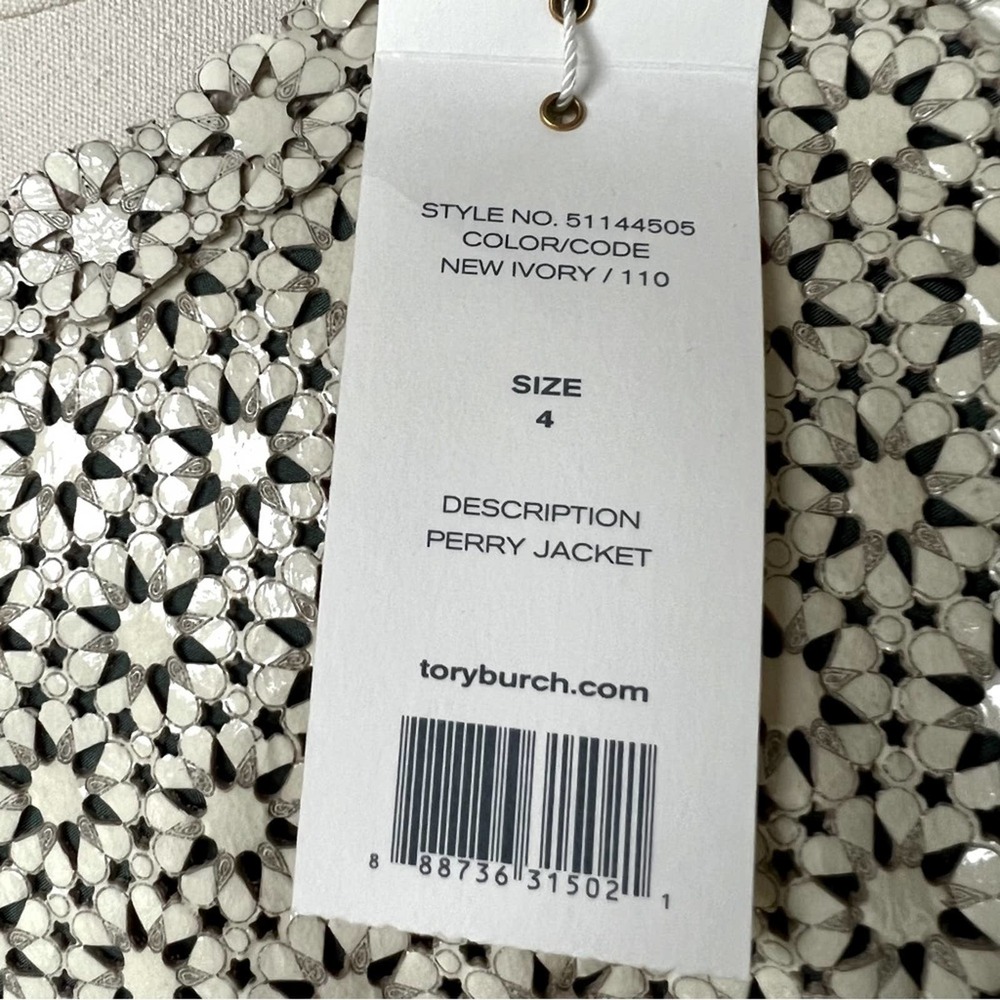 NWT Tory Burch Leather Jacket —Perry - Picture 10 of 10